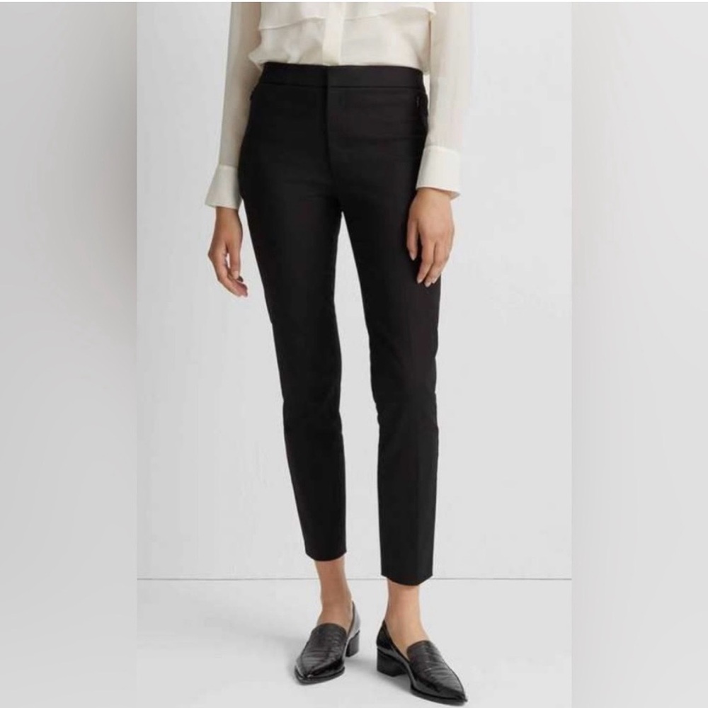 Club Monaco Black Pants Trousers Size 6 Stretchy Business Casual Slim Straight
